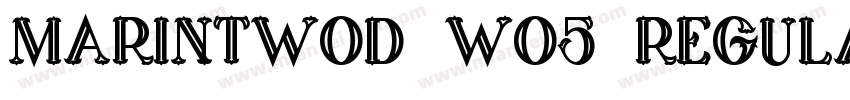 MarinTwoD W05 Regular字体转换